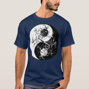 T-shirt Bonsai Arbre En Japonais Yin Yang Symbole Bouddhis