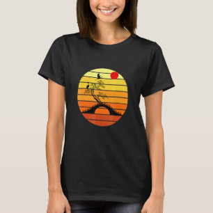 T-shirt Bonsaï et coucher de soleil