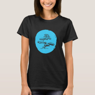 T-shirt Bonsai Tree Enso Circle T Chemise Japonais Zen Bou