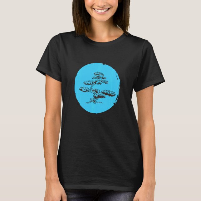 T-shirt Bonsai Tree Enso Circle T Chemise Japonais Zen Bou (Devant)