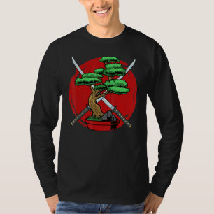 T-shirt Bonsai Tree Jardin japonais Bonsai Tree Katana