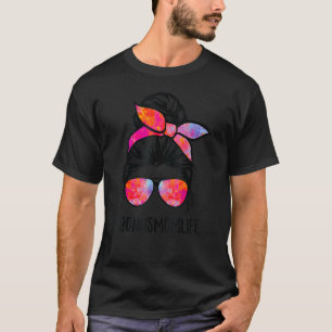 T-shirt Bonus Maman Vie StepMom Fête des mères Messy Bun C