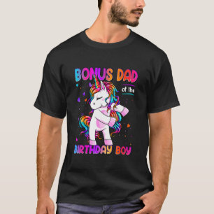 T-shirt Bonus papa de l'anniversaire garçon jumelé famille