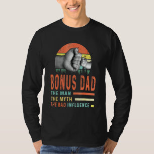 T-shirt Bonus Papa L'Homme Le Mythe La Mauvaise Influence