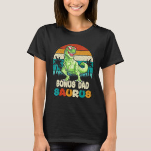 T-shirt Bonus Papa Saurus Rex Daddysaurus Stepdad Correspo
