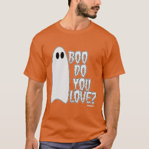 T-shirt Boo Aimez-Vous Halloween Slogan Dark
