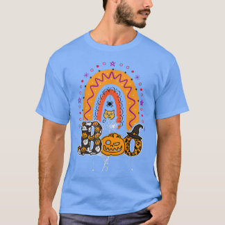 T-shirt Boo Avec Araignées Et Casquette De Sorcière Hallow
