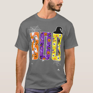 T-shirt Boo Avec Les Araignées Et Casquette De Sorcières D