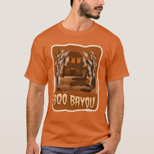 T-shirt Boo Bayou Haunted Halloween Dessin