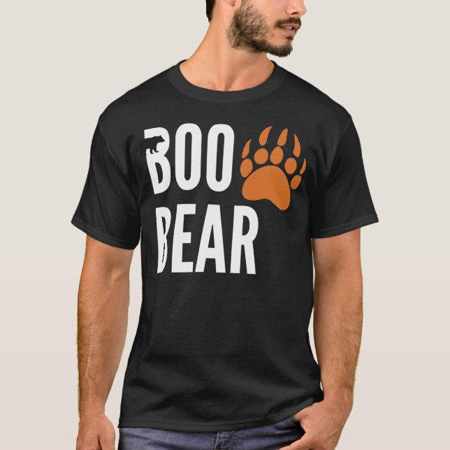 T-shirt Boo Bear, LGBT Halloween, Bear Halloween, LGBT, sp (Devant)