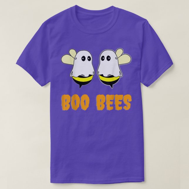 T-shirt Boo Bees Couples Halloween Costume Fun  (Design devant)