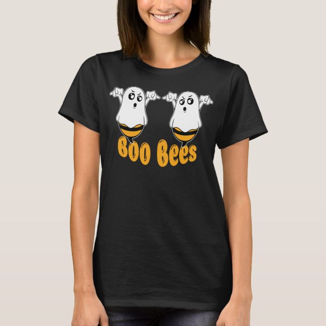 T-shirt Boo Bees, un cadeau amusant d'Halloween ! (Devant)