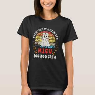 T-shirt Boo Boo Crew Chaque Jour Est Halloween MICU Nurse 