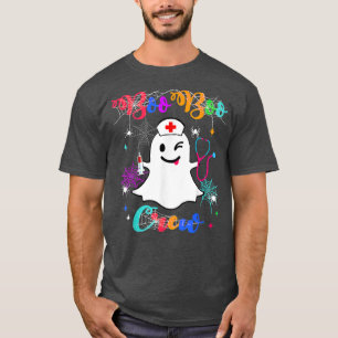 T-shirt Boo Boo Crew Funny Ghost EMS EMT Paramedic Nurse H
