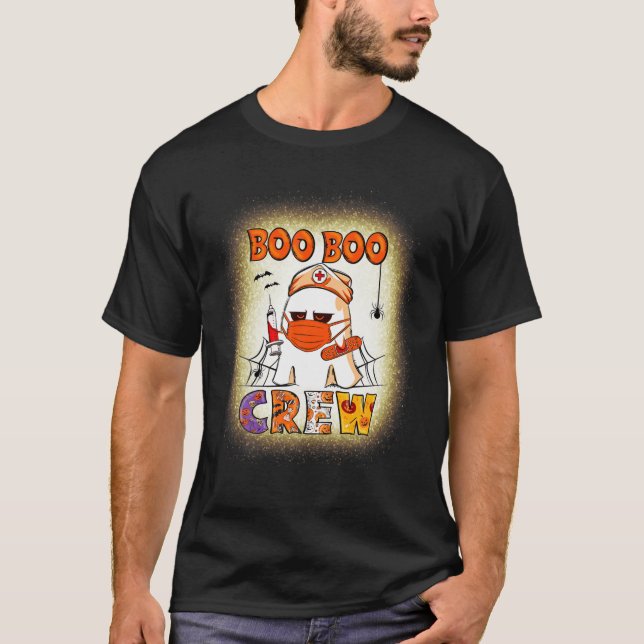 T-shirt Boo Boo Crew Halloween Costume Médicale Fantôme In (Devant)