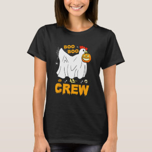 T-shirt Boo Boo Crew Halloween Mignon Fantôme Drôle de Pou
