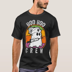 T-shirt Boo Boo Infirmière d'équipage Retro Infirmières d'