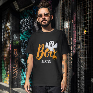 T-shirt Boo citrouille jack-o-lantern Nom d'Halloween