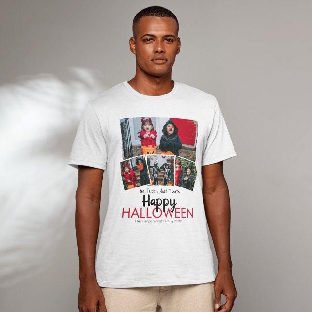 T-shirt Boo citrouille jack-o-lanterne Halloween Collage p (Créateur téléchargé)