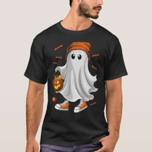 T-shirt Boo Citrouille mignon Fantôme Halloween
