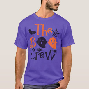 T-shirt Boo Crew Cute Boo Happy Halloween Éffrayant Seaso