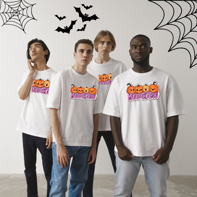 T-shirt Boo Crew Cute Citrouille Halloween (Créateur téléchargé)