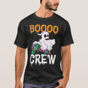 T-shirt Boo Crew Ghost Répéter Femmes Ghost Scary Hallowee