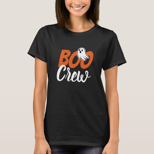 T-shirt Boo Crew Halloween (Devant)
