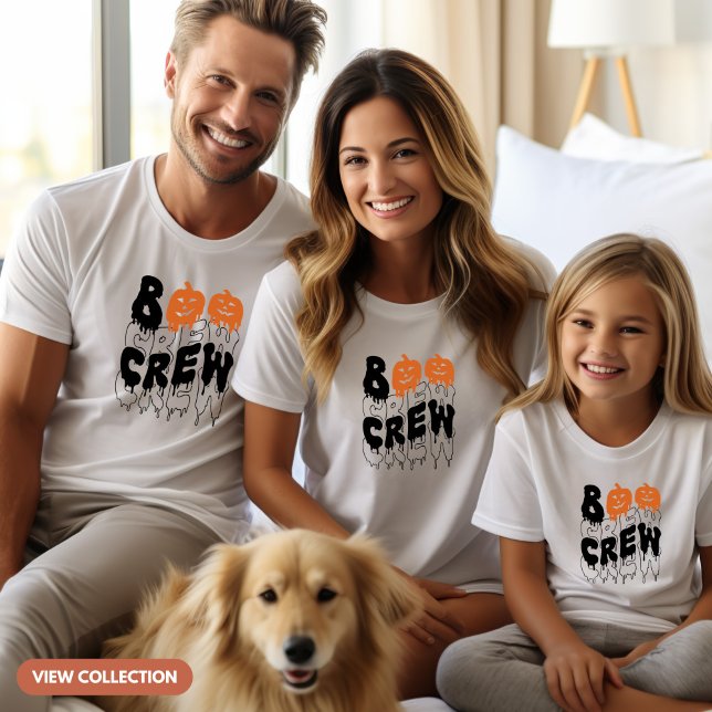 T-shirt Boo Crew Halloween jumelées Filles de famille (Créateur téléchargé)
