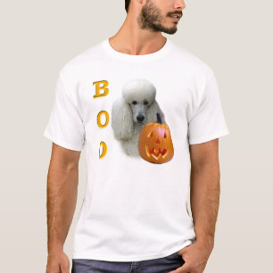 T-shirt Boo de caniche blanc