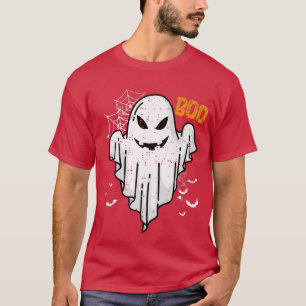 T-shirt Boo Drôle Boo Ghost Bats Trick Ou Traiter Hallowee