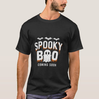 T-shirt Boo éffrayant Prochainement La Grossesse D'Hallowe