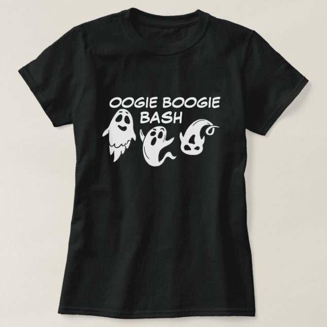 T-Shirt Boo-Gie Monstre - T-Shirt Soirée Dansante  (Design devant)