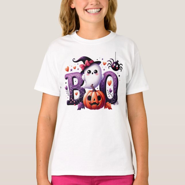 T-shirt Boo Halloween (Devant)