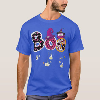 T-shirt Boo Halloween Costume Araignées, Fantômes, Pumkin 