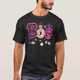 T-shirt Boo Halloween Costume Araignées Fantômes Pumkin & 