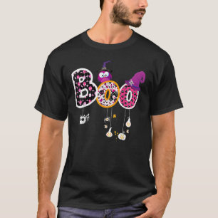 T-shirt Boo Halloween Costume Araignées Fantômes Pumkin & 