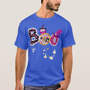 T-shirt Boo Halloween Costume Araignées Fantômes Pumkin &