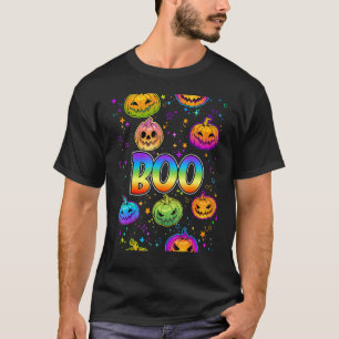 T-shirt Boo Halloween vêtement de carnaval citrouille de B