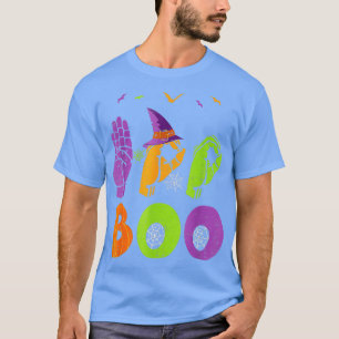 T-shirt Boo Hands American Sign Language Pride ASL Funny H