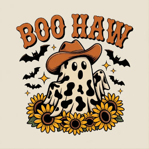 T-shirt Boo Haw - Cowboy Style Funny Halloween Wild West
