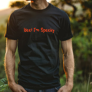 T-shirt Boo ! Je suis Éffrayant orange halloween