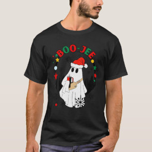 T-shirt Boo Jee Christmas Père Noël Ghost Avec Red Stanley