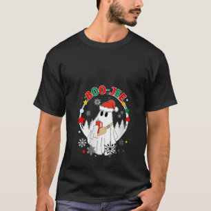 T-shirt Boo Jee Christmas Père Noël Ghost Bougie Stanley E