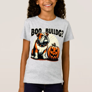 T-Shirt Boo ou Bulldog ? Conception d'art pop