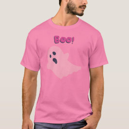 T-shirt Boo Pink Halloween
