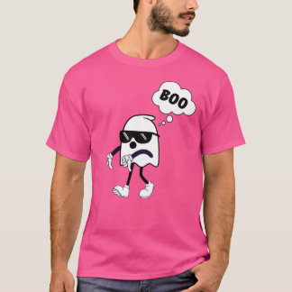 T-shirt Boo - Pouce vers le bas Cool Ghost mème Drôle Hall
