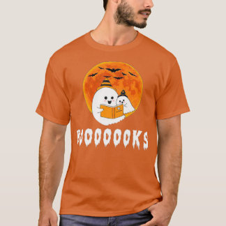 T-shirt Boo Read Books Boooooks Halloween