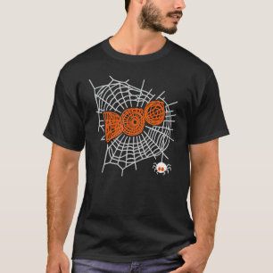 T-shirt Boo Spider Web pour femme mignonne Spider Web Grap