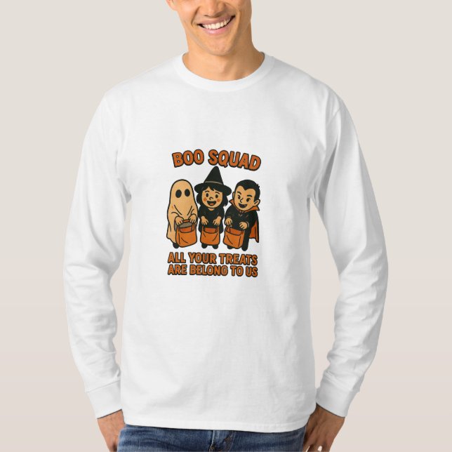 T-shirt Boo Squad – All Your Treats Are Belong To Us (Devant)